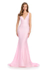  ASHLEYlauren 12030 – Pink Embellished Prom & Pageant Gown