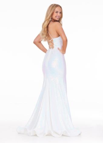 11024 Fully Sequin Gown with Lace Up Back