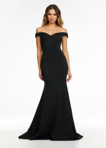 11118 Off the Shoulder Corset Gown