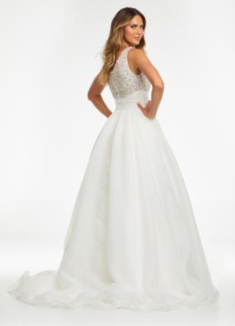 11127 One Shoulder Organza Ball Gown