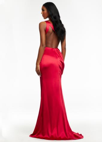 11164 One Shoulder Evening Gown with Draping