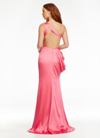 11164 One Shoulder Evening Gown with Draping