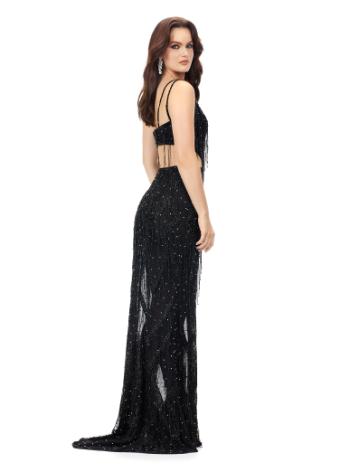 11280 One Shoulder Gown with Cut Outs