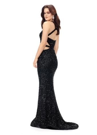 11286 Fully Sequin Dress with Cut Outs