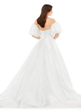 11323 Strapless Ball Gown with Balloon Sleeves