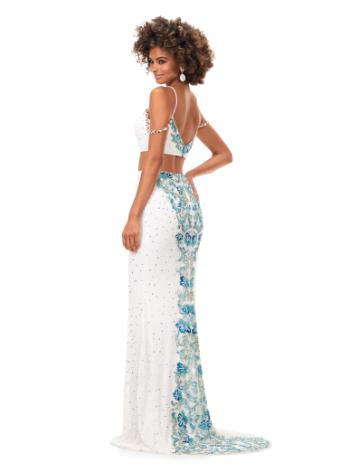 11353 Beaded Two-Piece Gown