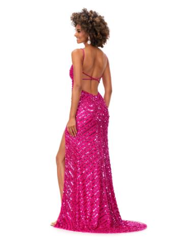 11363 Fully Beaded Gown with Open Back