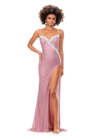 11368 Fully Beaded Gown with Pearls & Crystals