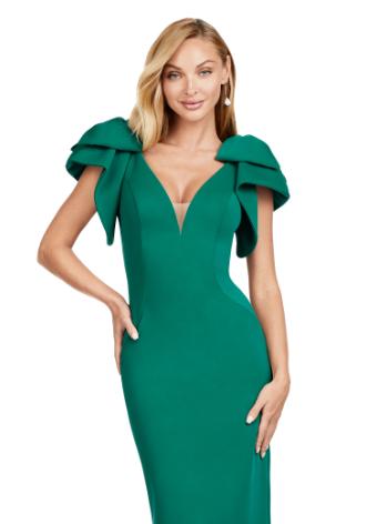 4656 Scuba Cocktail Dress with Bows