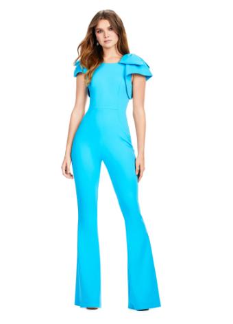 11422 Scuba Jumpsuit with Oversized Bows