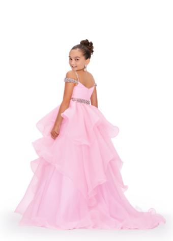 8250 Kids Organza Ball Gown with Beaded Details