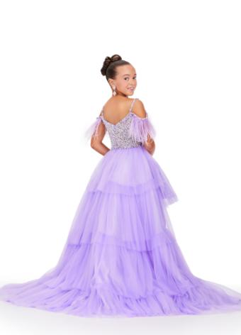 8259 Kids High Low Tulle Gown with Beaded Bustier