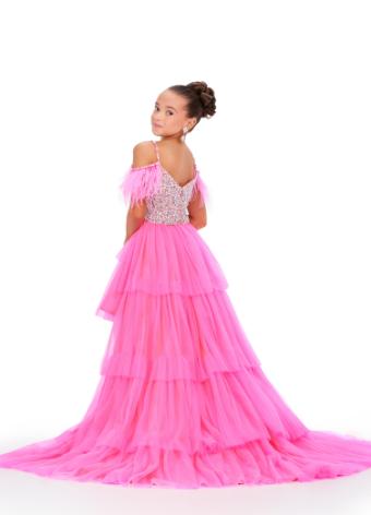 8259 Kids High Low Tulle Gown with Beaded Bustier