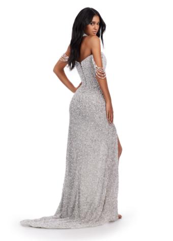 11598 Fully Beaded Gown with Pearls and Crystals