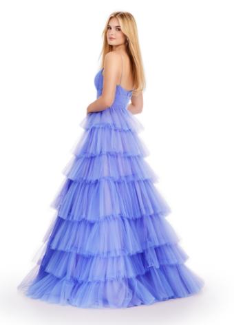 11622 Spaghetti Strap Tiered Tulle Ball Gown