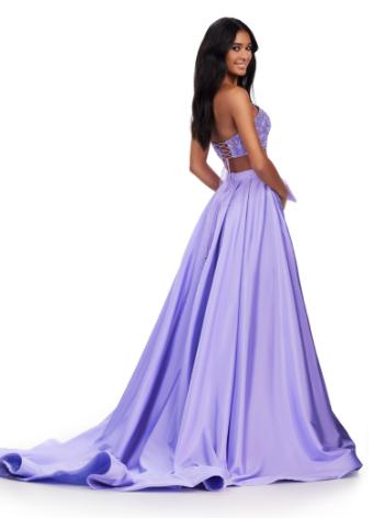 11650 Two Piece Ball Gown with Fully Beaded Bustier and Taffeta Skirt