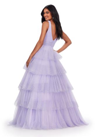 11672 Tiered Tulle Ball Gown with Press On Stones