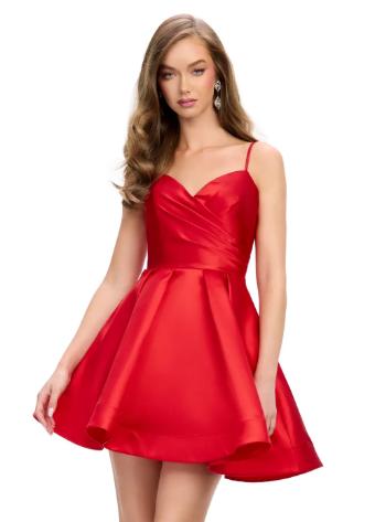 4780 Satin Sweetheart Neckline Cocktail Dress