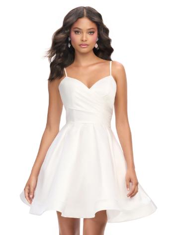 4780 Satin Sweetheart Neckline Cocktail Dress