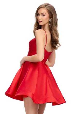 4780 Satin Sweetheart Neckline Cocktail Dress