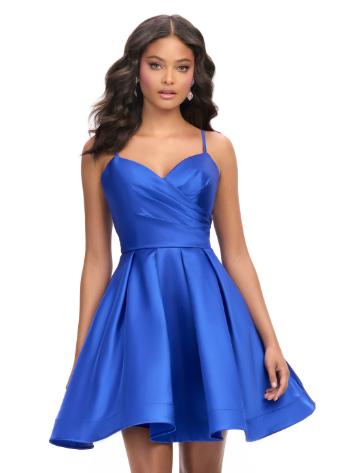 4780 Satin Sweetheart Neckline Cocktail Dress