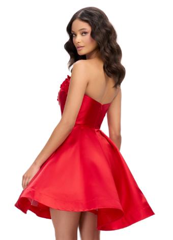 4782 Mikado Cocktail Dress with Sweetheart Neckline and A-Line Skirt