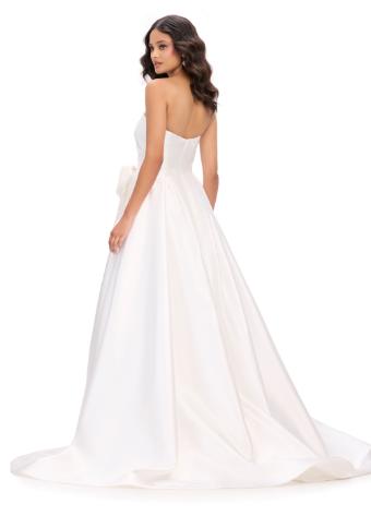 11770 Strapless Mikado Ball Gown with Oversized Bow and A-Line Skirt